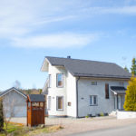Talo Sampaanalan asuinalueella.