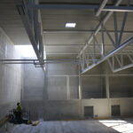 Kampuksen liikuntahalli.