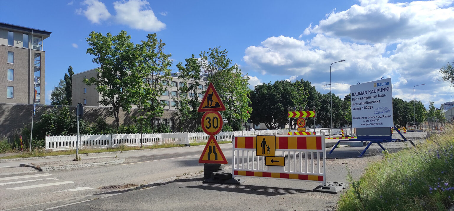Aittakarinkatu avataan liikenteelle 26.9. alkaen - Rauman kaupunki