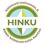Rauma Hinku logo nettisivuosoitteella.