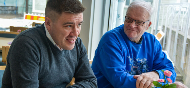 Mnuu huki -kehittämistyöpaja, Janne Rantala ja Matti Iso-Pärnä.