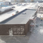 Karin kampuksen piharakennus.