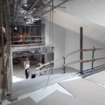 Karin kampuksen portaikko rakennusvaiheessa.