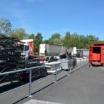 Raumanmeren Juhannus -festivaalin rakentamisvaihetta.