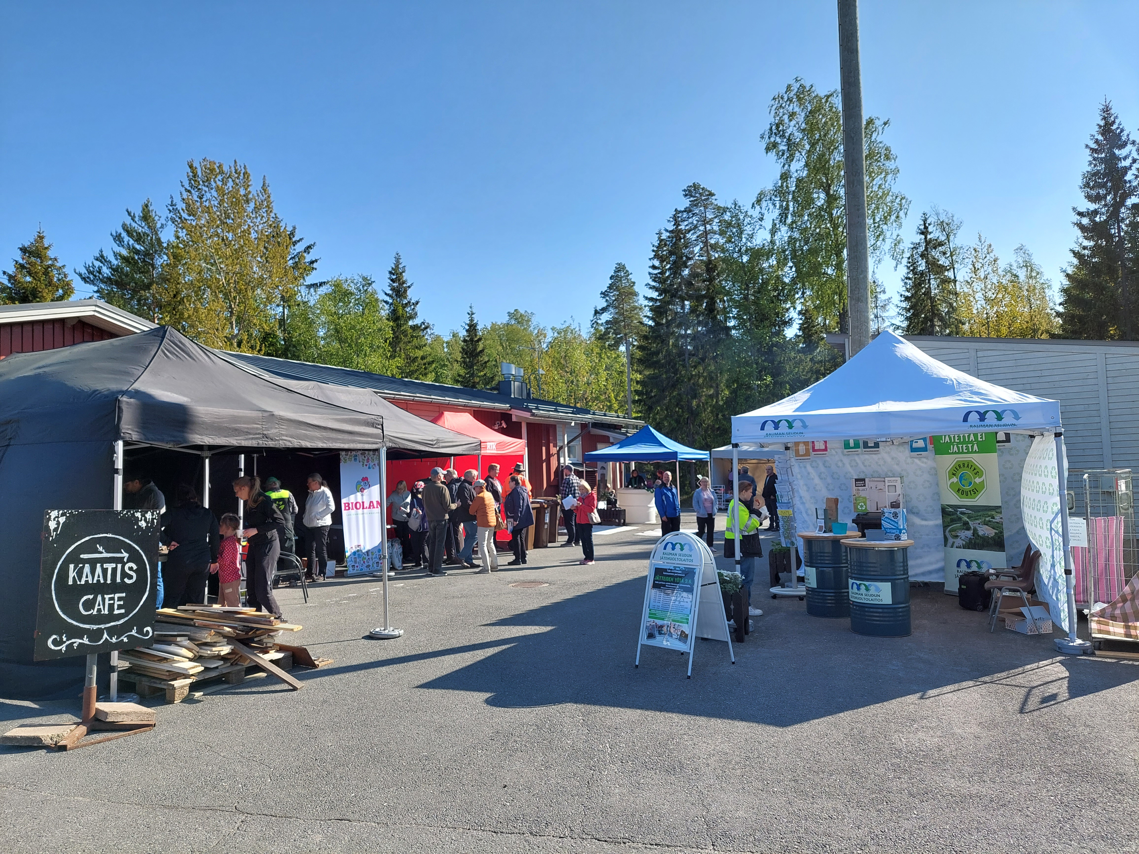 Jätteiden yö tapahtumasta kuva.