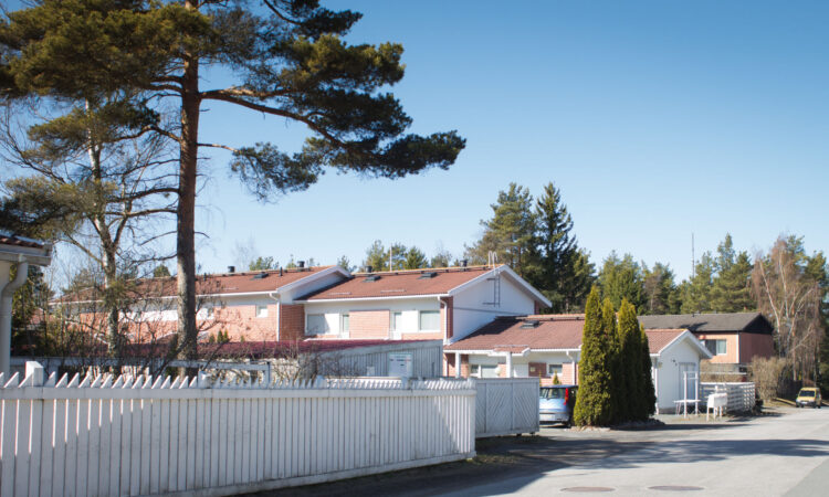 A housing area in Kappelinluhta