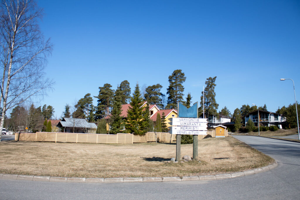 A housing area in Merirauma