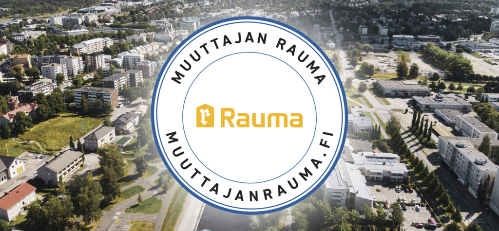 Muuttajan Rauma tunnus, muuttajanrauma.fi.
