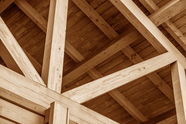 Building made of wood.