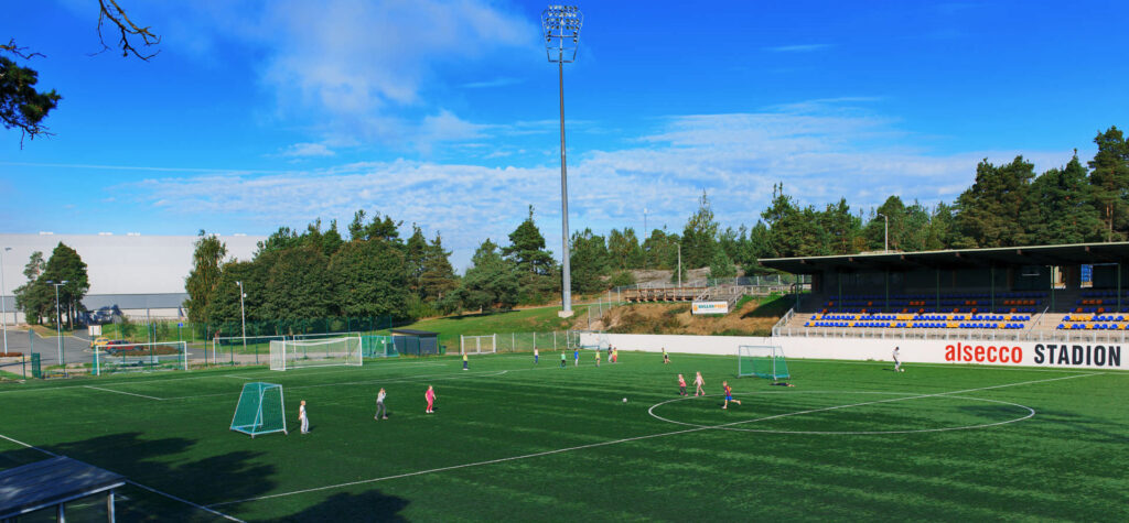 Football stadium Äijänsuo.