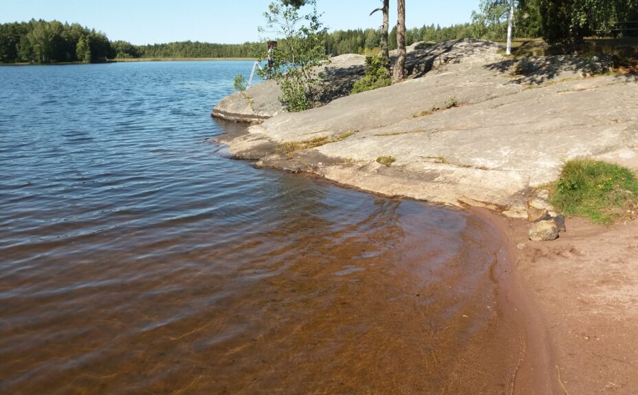 Kaljasjärvi beach.