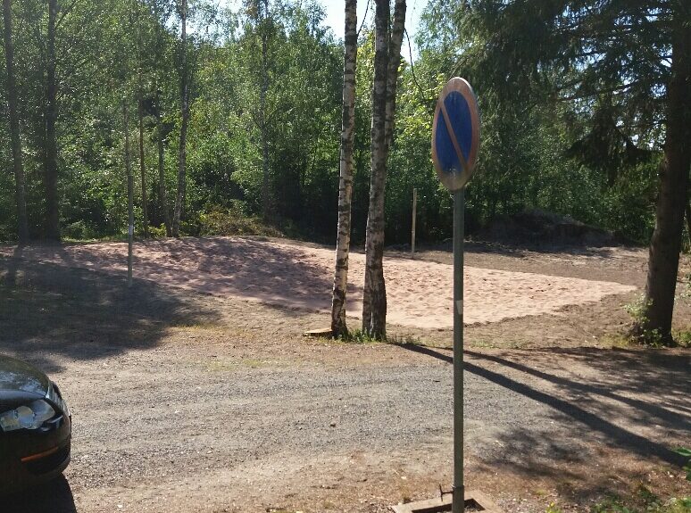 Beachvolley field in Lillonkari