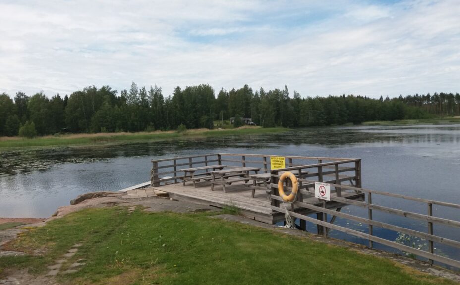 Pier in Noitajärvi.