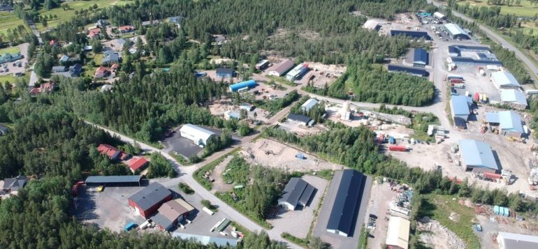 An industrial area in Uotila