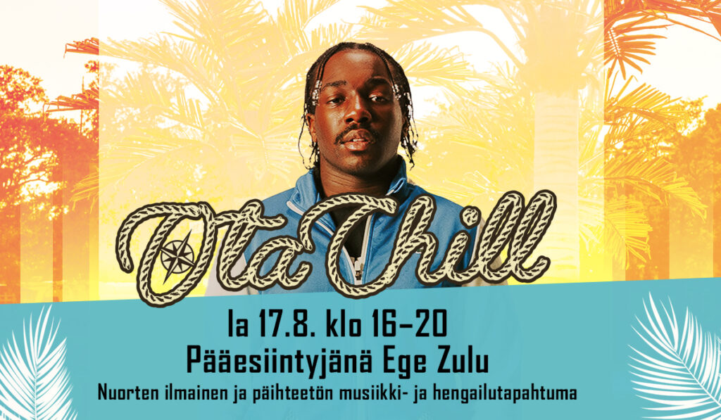 OtaChill-nuortentapahtuman mainoskuvassa Ege Zulu.