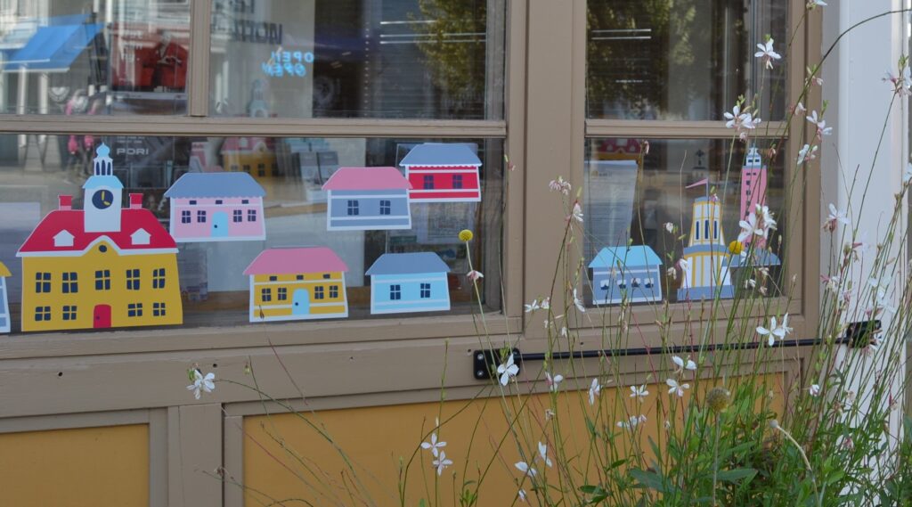 Tourist Information Office window.