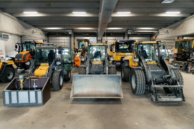 Katutoimen kalustoa. Kuva: Elmeri Elo.