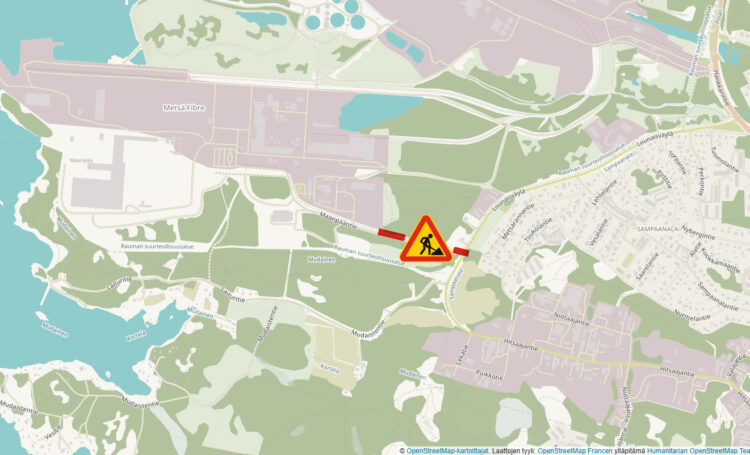maanpääntie viemärin saneeraus