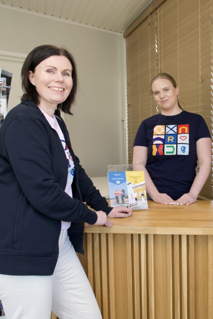 Irene Villanen ja Johanna Sainio