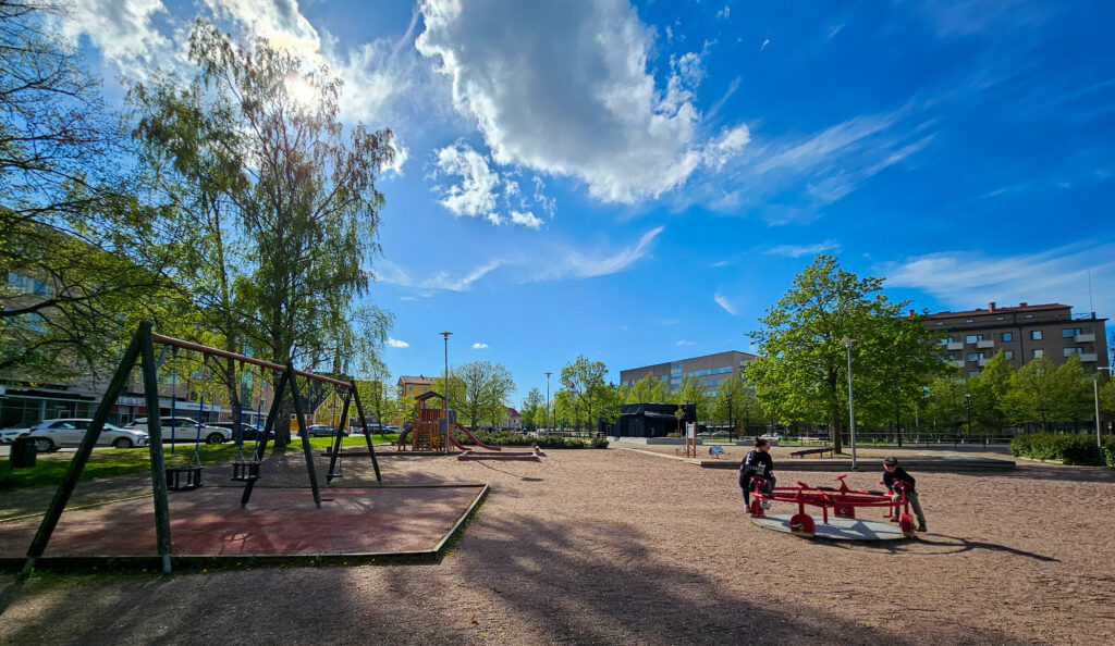 Rauman keskuspuisto.