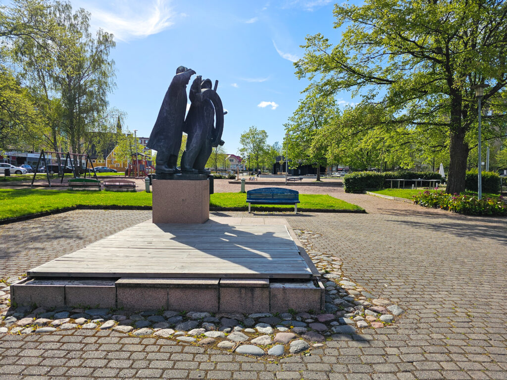 Rauman keskuspuiston vesiaihe.