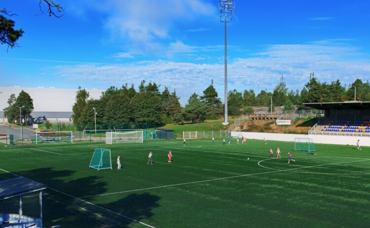 Äijänsuon jalkapallostadion.