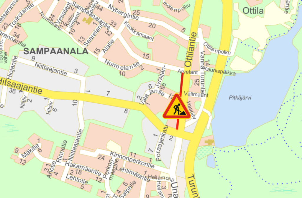 Ottilantie pyörätie saneeraus
