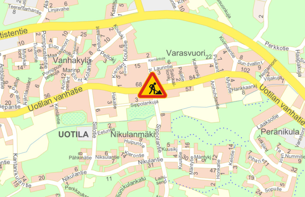 Uotilan vanhatie tietyö elokuu 2025