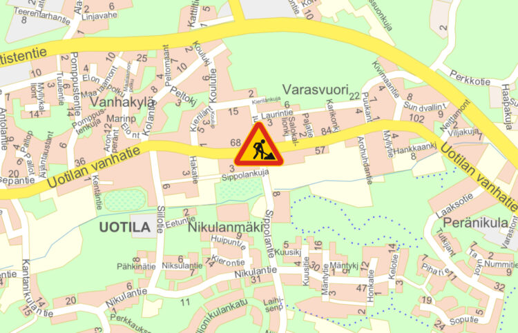 Uotilan vanhatie tietyö elokuu 2025