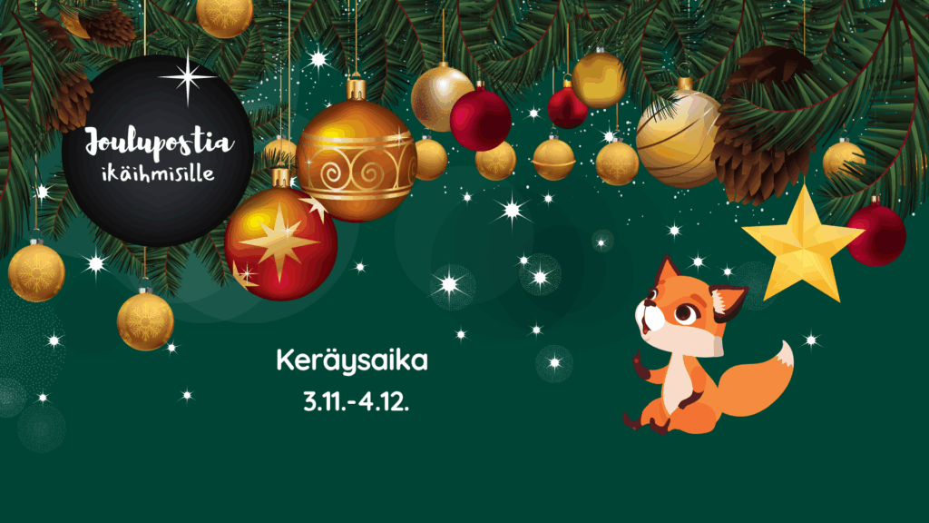 Joulupostia ikäihmisille 3.11. - 4.12.