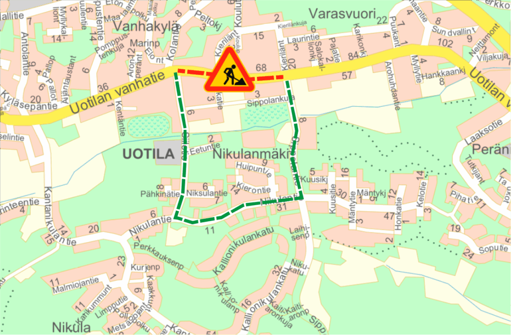 uotilan vanhatie suojatie siirto