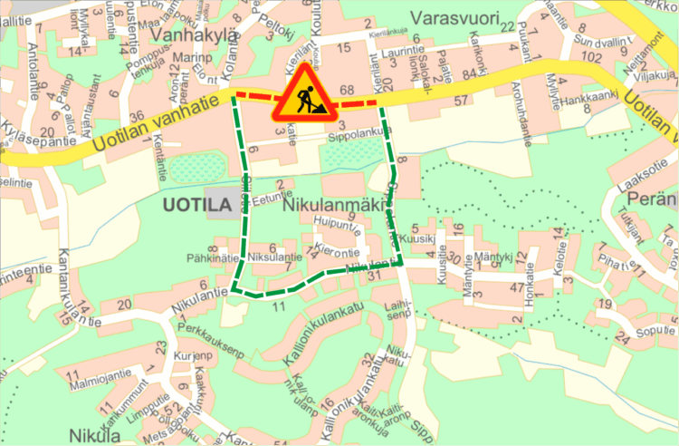 uotilan vanhatie suojatie siirto