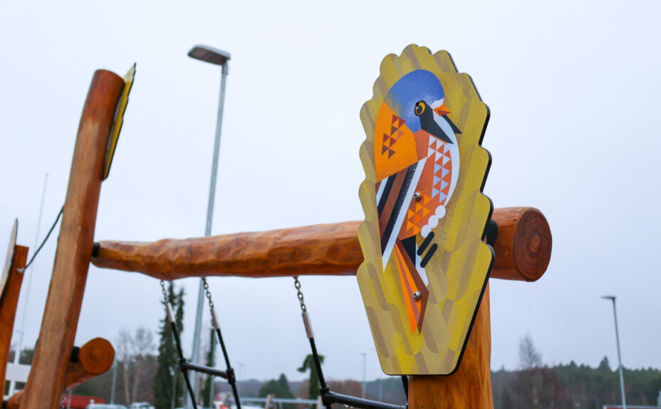 Leikkiväline yksityiskohta