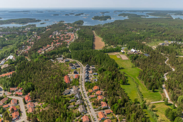 Uudenlahden ja Tuomoniemen asuinalueita
