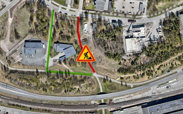 junaseisake liikennejärjestelyt leikarinkatu vaaka