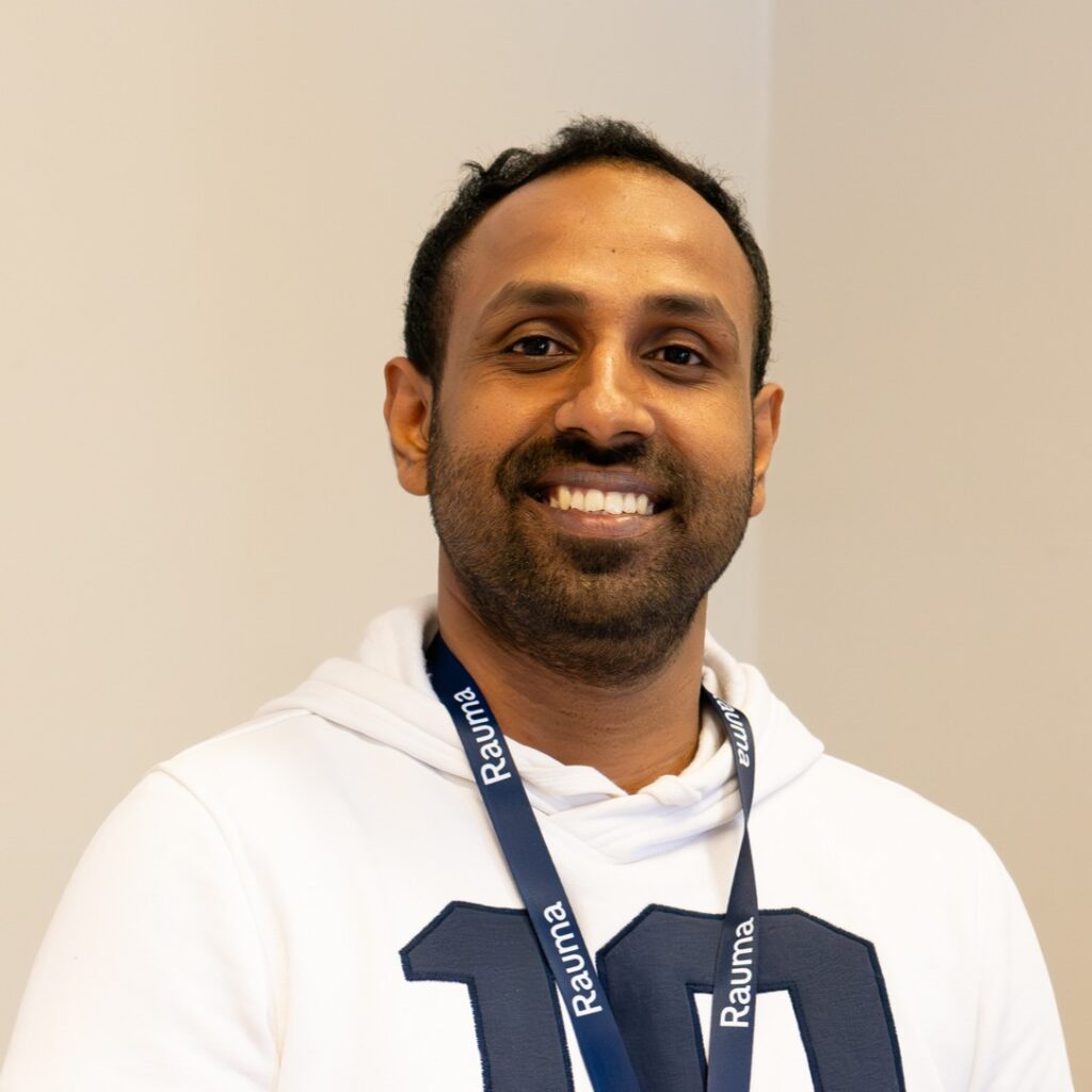 In the photo: International House Rauma Ambassador Ishara Dissanayake.