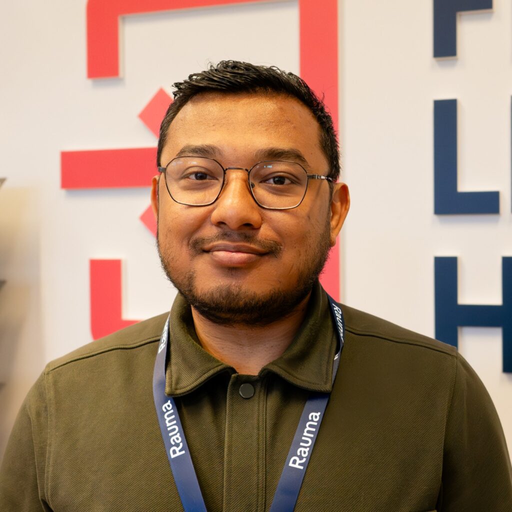 In the photo: International House Rauma Ambassador Sandesh Tamang.